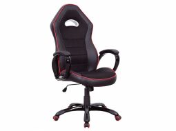 Q-032 - kancelářská židle - koženka černá (S) (K150-Z)