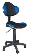 Q-G2 - kancelářská židle (dětská) modrá/černá (OBRQG2N/C) kolekce 