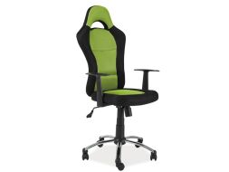 Q-039 - kancelářská židle černá / zelená (OBRQ039Z) (S) (K150-Z)