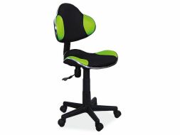 Q-G2 - kancelářská židle (dětská) černá / zelená