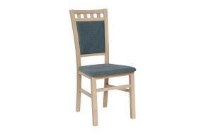 DENIS new (LOTOS) -Jídelní židle - dřevo bukové moření Bardolino(dub sonoma)/ látka Šedá PW 14, kolekce 