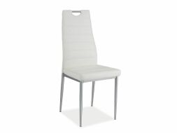 H-260 jídelní židle eco bílá/chrom