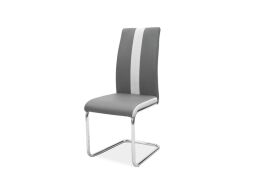 H-200- jídelní židle  šedá/ bílá (světle šedá) (S) (H200SZ) (K150-E)