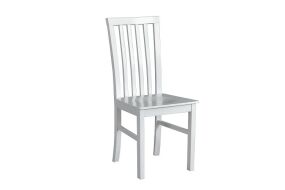 MIA 1 (MILANO 1)- jídelní židle celodřevěná Bílá  -kolekce 