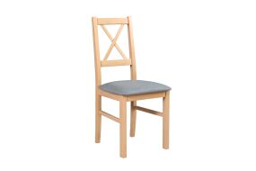 NIEL 10- jídelní židle (NILO 10) dub sonoma/ látka č.12 hnědošedá - kolekce 