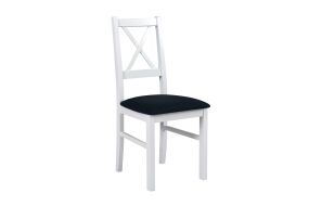 NIEL 10 - jídelní židle (NILO 10)- bílá / č. 13x ČERNÁ - kolekce 