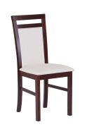 MIA 5 (MILANO 5)- jídelní židle Ořech/ látka světle hnědá č. 5 -kolekce 