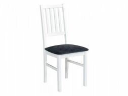 BOSANOVA 10 - jídelní židle  bílá/č.8 šedá