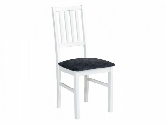 BOSANOVA 10 - jídelní židle  bílá/č.8 šedá