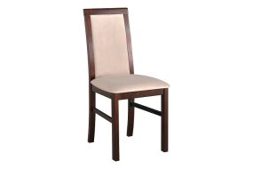 NIEL 6 - jídelní židle (NILO 6)- Ořech/ látka béžová 25x , Nosnost 120kg - kolekce 