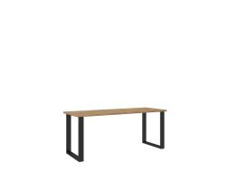 LOFT - Jídelní stůl š. 185 x 75 x 67, lamino Dub lancelot/ černý kov (IMERIAL) LOFT - Jídelní stůl š. 185 x 75 x 67, lamino Dub lancelot/ černý kov (IMERIAL)