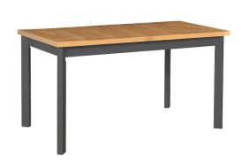 MAXMILIÁN 5P (MAX 5P) - jídelní stůl rozkládací - DUB GRANDSON / nohy GRAFIT - kolekce 