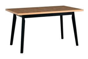 OSTENA 5 (OSLO 5) jídelní stůl rozkládací -lamino deska Dub grandson/ nohy černá- kolekce 