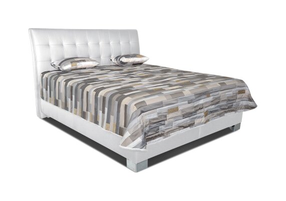 SASHA luxusní postel LOFT WHITE