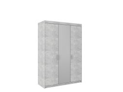 EVERLY 3D - SE ZRCADLEM - skříň BEZ NÁDSTAVCE Beton (ELENA BJ03-LUSTRO) EVERLY 3D - SE ZRCADLEM - skříň BEZ NÁDSTAVCE Beton (ELENA BJ03-LUSTRO)
