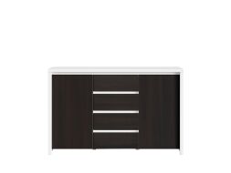 KASPIAN KOM2D4S bílá/wenge KASPIAN KOM2D4S bílá/wenge