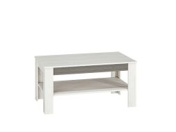 BERNIS 1201 -konferenční stolek, lamino, borovice bílá/ borovice bílá/ šedá (ML) (BLANCO1201=1BALÍK) (K150)NOVINKA