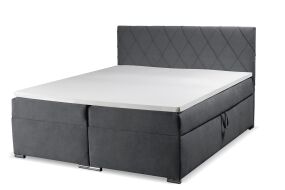 CHARLOTTA 180x200 boxspring Šedá Monolith 97 CHARLOTTA 180x200 boxspring Šedá Monolith 97