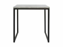 stolek AROZ LAW/50 beton chicago světle šedý/černý kovový rám