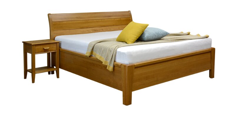 VIKTORIE dřevěná manželská postel