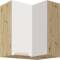 Horní rohová skříňka GLA-54G UNI White
