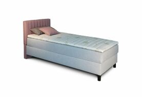 Boxspring jednolůžko Novo s krátkým čelem 80x200