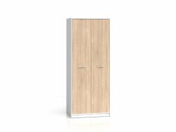 NEPO PLUS šatní skříň SZF2D bílá/dub sonoma NEPO PLUS šatní skříň SZF2D bílá/dub sonoma
