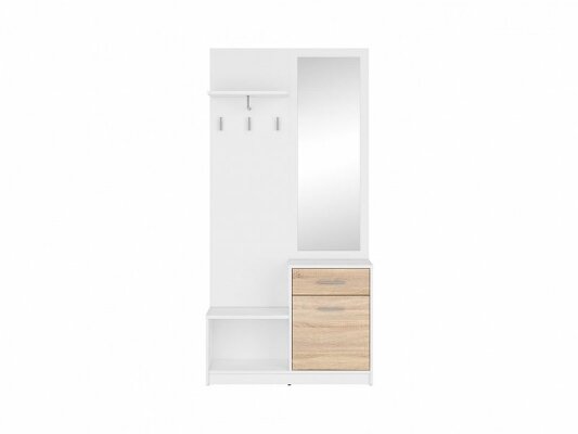 NEPO PLUS předsíň PPK bílá/dub sonoma