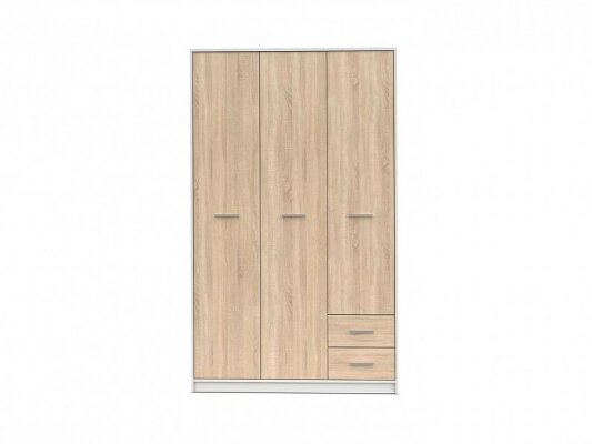 NEPO PLUS SZF3D2S bílá/dub sonoma NEPO PLUS SZF3D2S bílá/dub sonoma