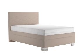 SWING čalouněná postel, 140x200, Béžová