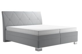 TIFFANY čalouněná postel, 180x200, Světle šedá