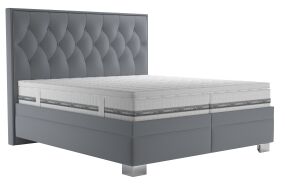 KERSTIN čalouněná postel, 180x200, Světle šedá