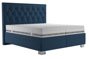 KERSTIN čalouněná postel, 180x200, Modrá
