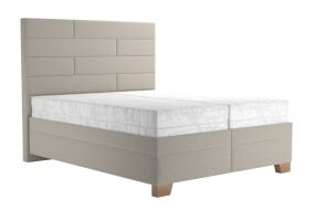 ESTELL čalouněná postel, 160x200, Béžová