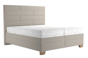 ESTELL čalouněná postel, 180x200, Béžová