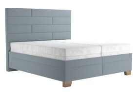 ESTELL čalouněná postel, 180x200, Šedá silver