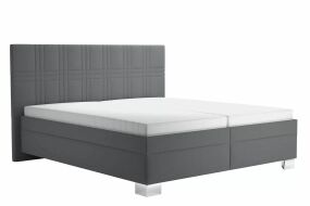 manželská postel VENUS 180x200 bez matrací, šedá