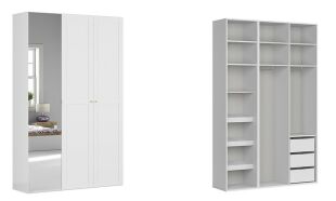 skř. FLEX (š. 150) ZESTAW 133 bílá/zrcadlo skř. FLEX (š. 150) ZESTAW 133 bílá/zrcadlo