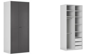 skř. FLEX (š. 100) ZESTAW 130 bílá/grafit skř. FLEX (š. 100) ZESTAW 130 bílá/grafit