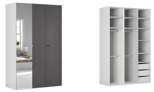 skř. FLEX (š. 150) ZESTAW 129 bílá/grafit skř. FLEX (š. 150) ZESTAW 129 bílá/grafit