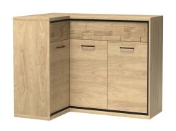 Komoda rohová PILETAS M-15 dub hickory levá Komoda rohová PILETAS M-15 dub hickory levá