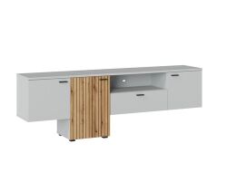ALVERO F02 - RTV Televizní stolek 3D1S - lamino šedá light/PVC dub coast evoke (AlvernoALVF02=2BALÍKY) (W) (K150) NOVINKA ALVERO F02 - RTV Televizní stolek 3D1S - lamino šedá light/PVC dub coast evoke (AlvernoALVF02=2BALÍKY) (W) (K150) NOVINKA