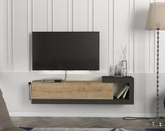 Závěsný televizní stolek VALGA sapphire/antracit Závěsný televizní stolek VALGA sapphire/antracit