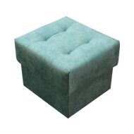 ALASKA NEW taburet 46x36x46 - látka NOEL 09 - Zelená (K250) NOVINKA