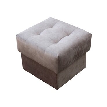 ALASKA NEW taburet 46x36x46 - látka NOEL 17 - Béžová (K250) NOVINKA