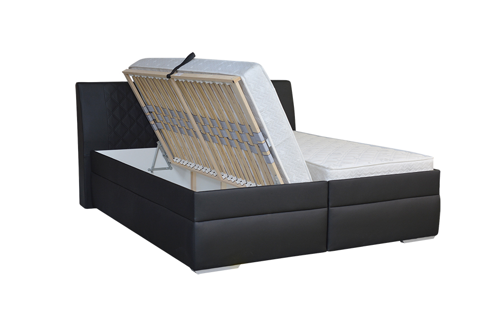 Čalouněná postel EMMA s úložným prostorem - 1