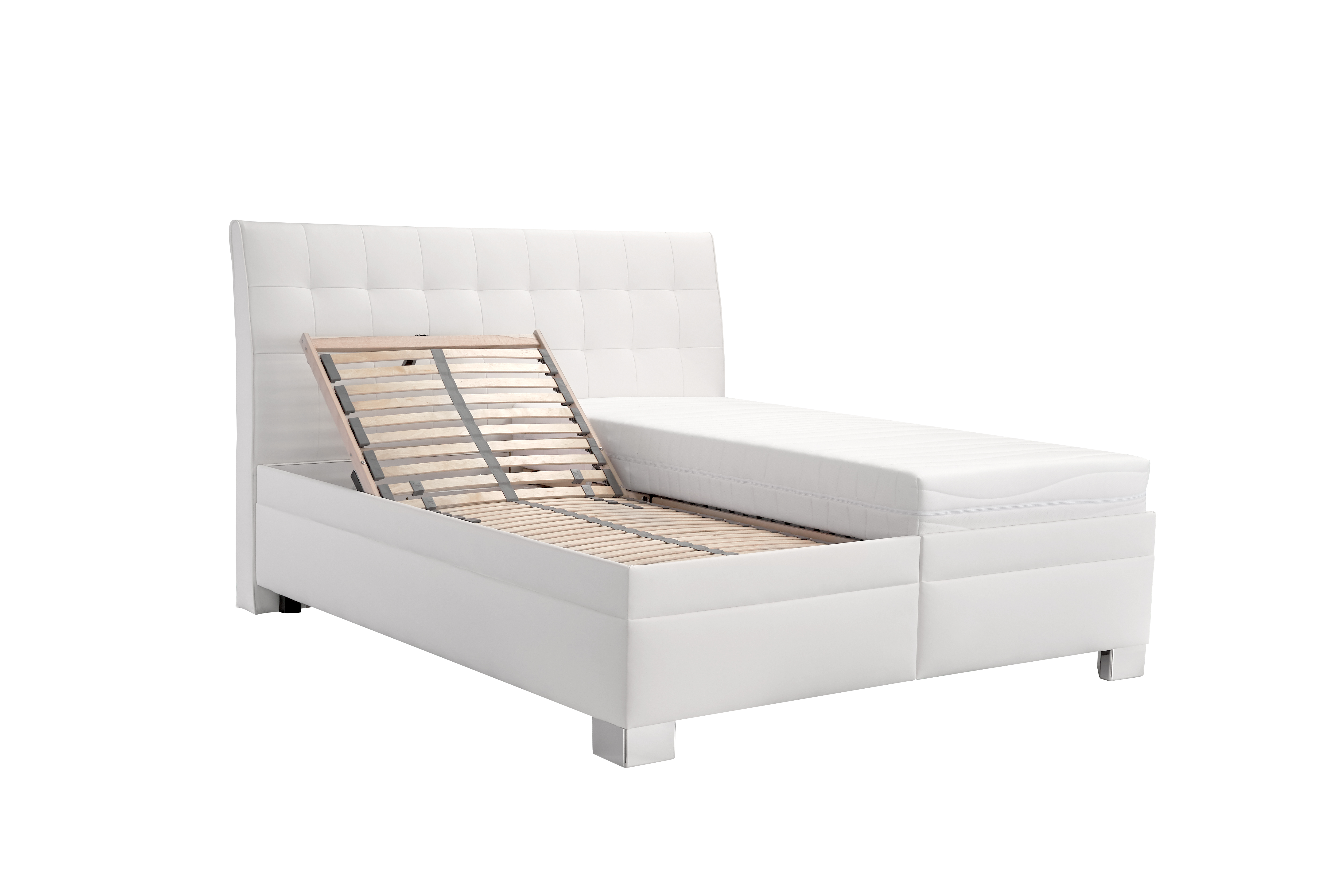 SASHA luxusní postel LOFT WHITE - 2