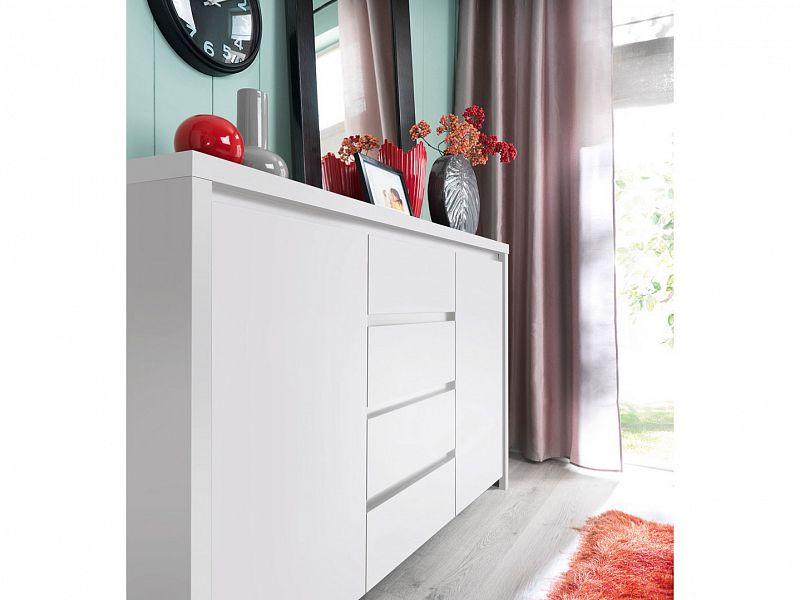 KASPIAN KOM2D4S bílá/bílá matná - 2 KASPIAN KOM2D4S bílá/bílá matná - 2