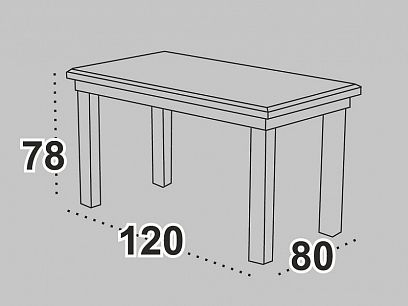 MILENIUM 1 - jídelní set stůl+4 židle (Max 5P+Boss 14 ) bílá (borovice andersen)/látka 8 šedá - kolekce 