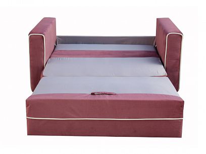 PRESTO pohovka , látka Lila Fancy 63/paspule 83  (FE) - kolekce 